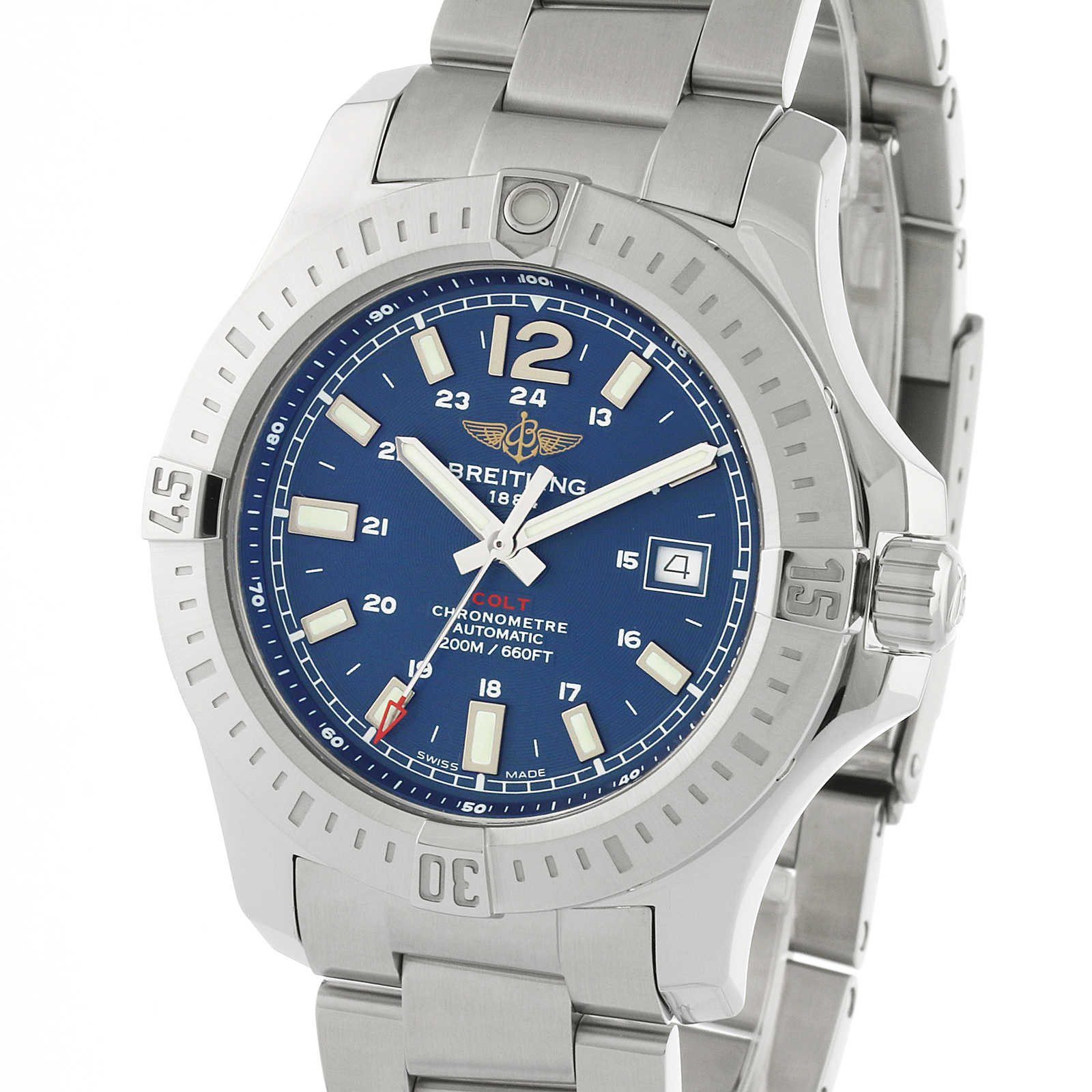 Breitling Colt Automatic (Steel - Mariner Blue) « GRAIL Watches « Watch ...